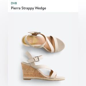 Dolce Vita DV8 Pierra strappy wedge in gray size 8
